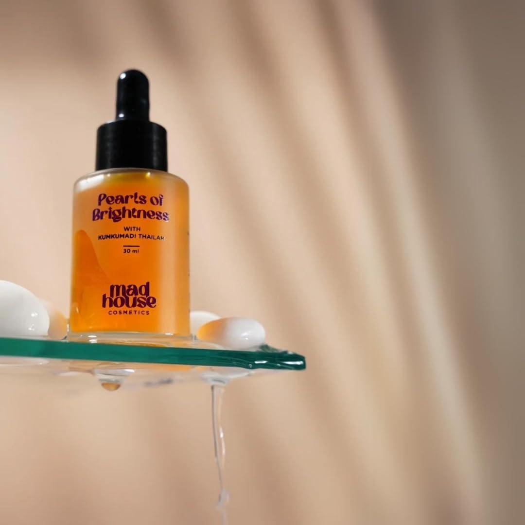 Be a Glowing Skinfluencer | Pearls of Brightness with Kumkumadi Thailam - 30 ml