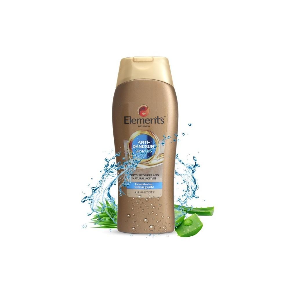 Elements Anti Dandruff Shampoo for Reducing Dandruff | Get Shiny and Healthy Hair | For All Hair Types - 200ml