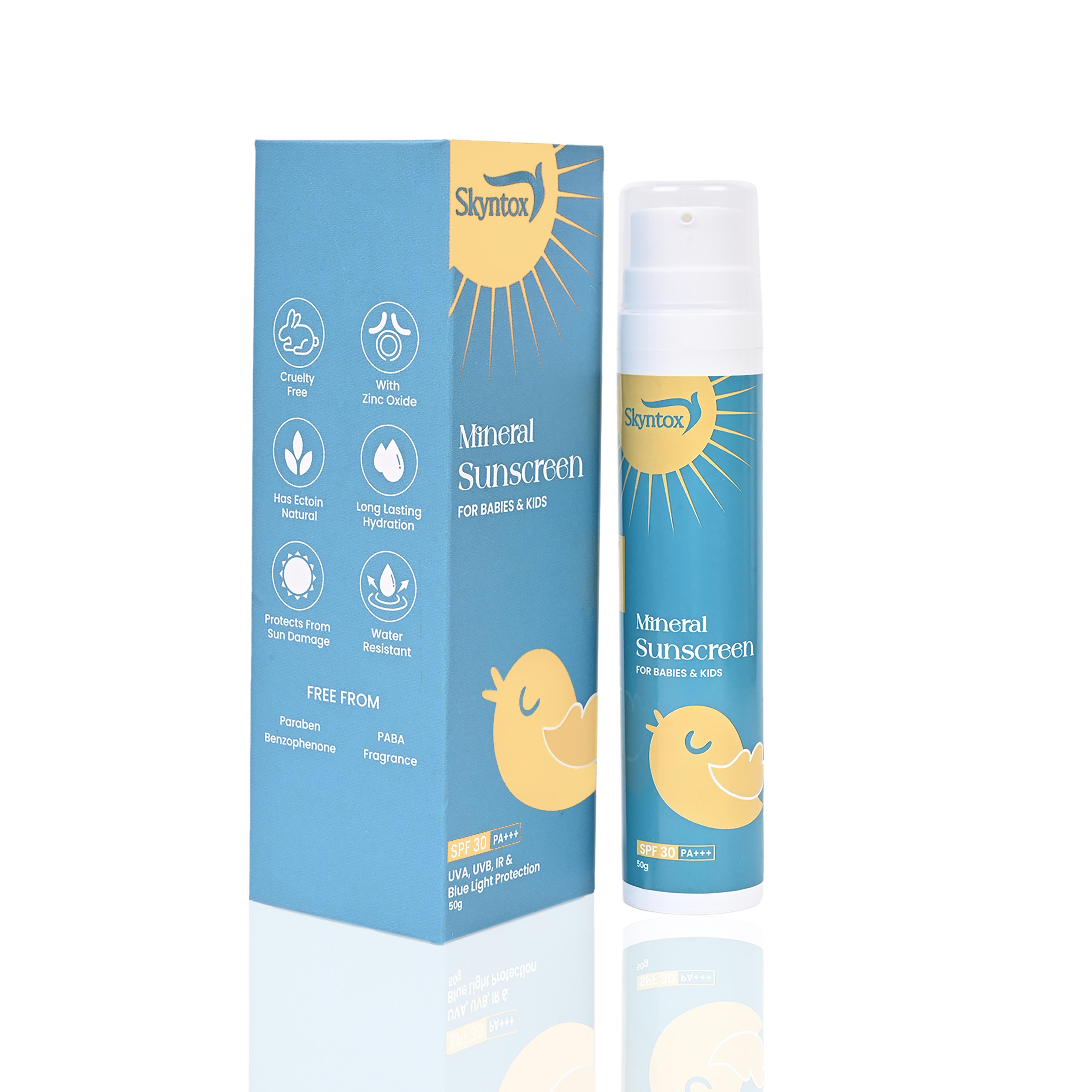Skyntox Mineral Sunscreen for Babies & Kids SPF50 - 50 gm