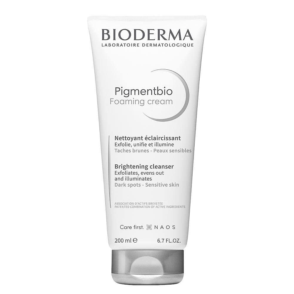 Bioderma Pigmentbio Foaming Cream Brightening Exfoliating Cleanser (Face & Body Wash) For Brightened Skin - 200 ml