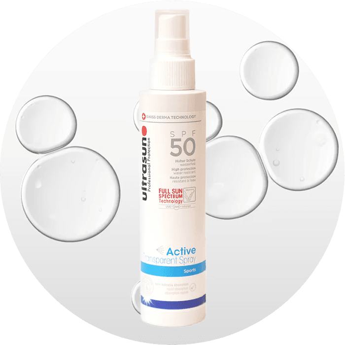 Ultrasun Transparent Sports Sunscreen Spray SPF50 - 150 ml
