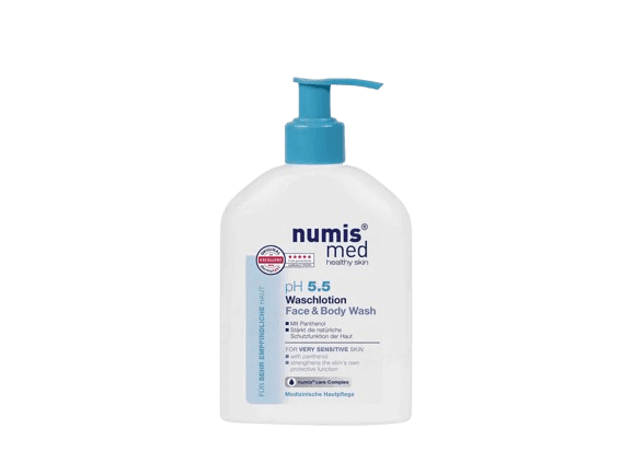 Numis Med pH 5.5 Face & Body Wash For Very Sensitive Skin - 200ml