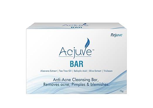 Acjuve Anti-Acne Cleansing Bar - 75gm - Pack of 3