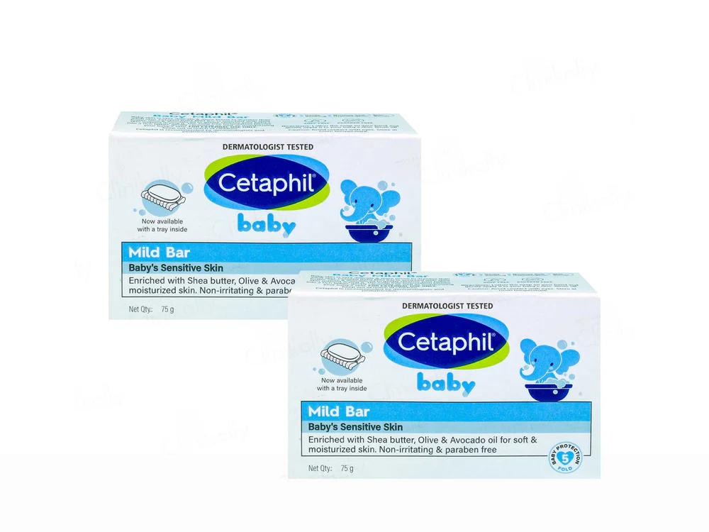 Cetaphil Baby Mild Bar - 75gm (pack of 2)