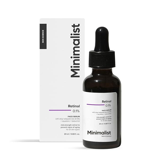 Minimalist 0.1% Retinal Face Serum - 20ml