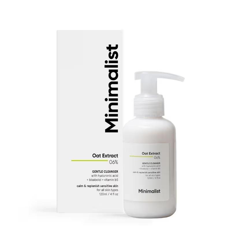 Minimalist 6% Oat Extract Gentle Cleanser For Sensitive Skin - 120ml