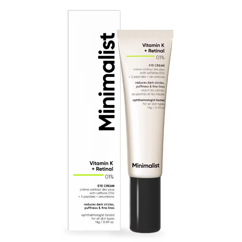 Minimalist Vitamin K + Retinal 1% Under Eye Cream - 14gm