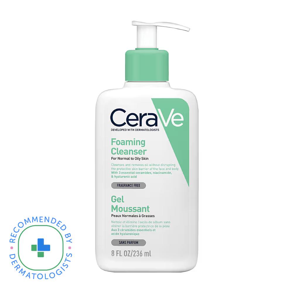 CeraVe Foaming Cleanser for Normal to Oily Skin