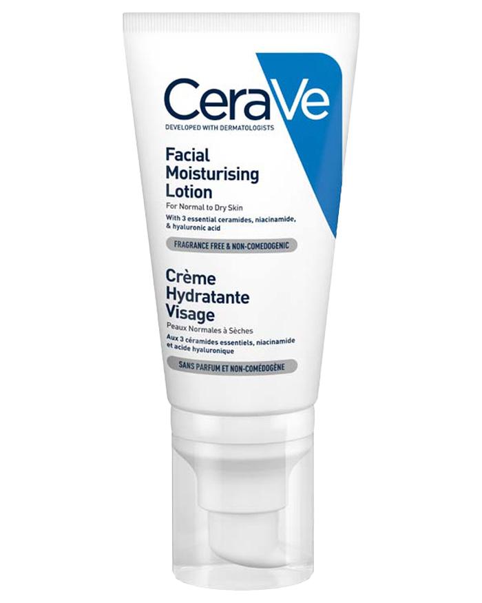 CeraVe PM Facial Moisturising Lotion for Normal to Dry Skin - 52ml