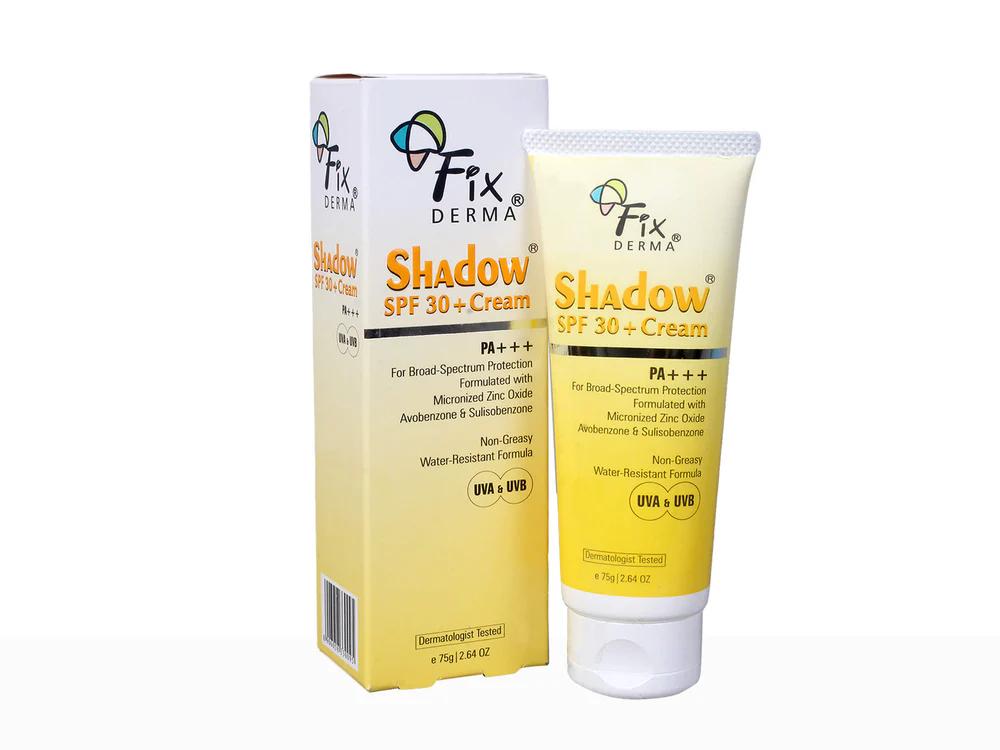 Fixderma Shadow SPF 30+ PA+++ Cream - 75gm