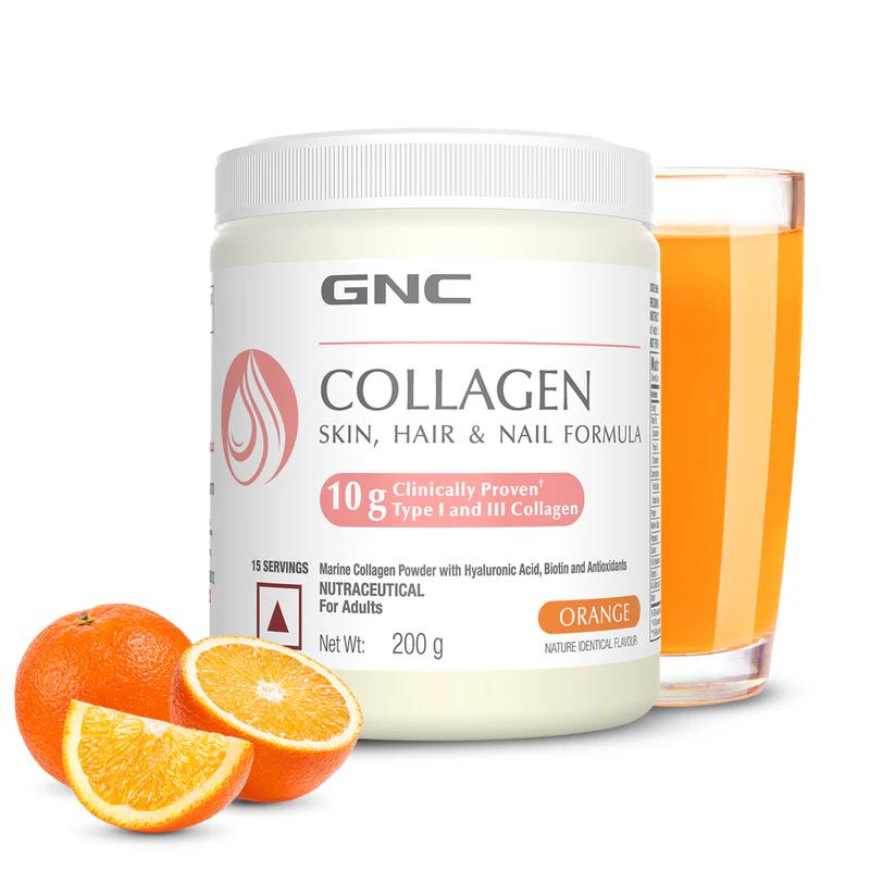 GNC Marine Collagen Powder (orange)- 200g 