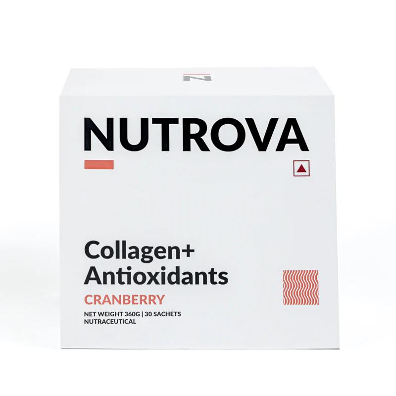 Nutrova Collagen + Antioxidants Cranberry Flavour - 30 Sachets