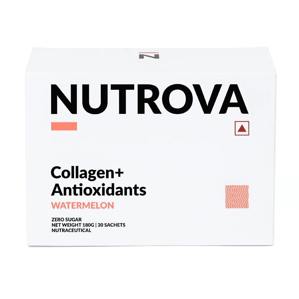 Nutrova Collagen + Antioxidants Watermelon Flavour - 30 Sachets