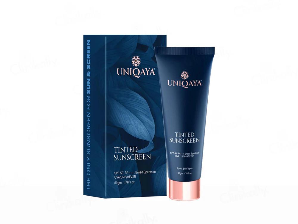 Uniqaya Tinted Sunscreen SPF 50 PA+++ - 50gm