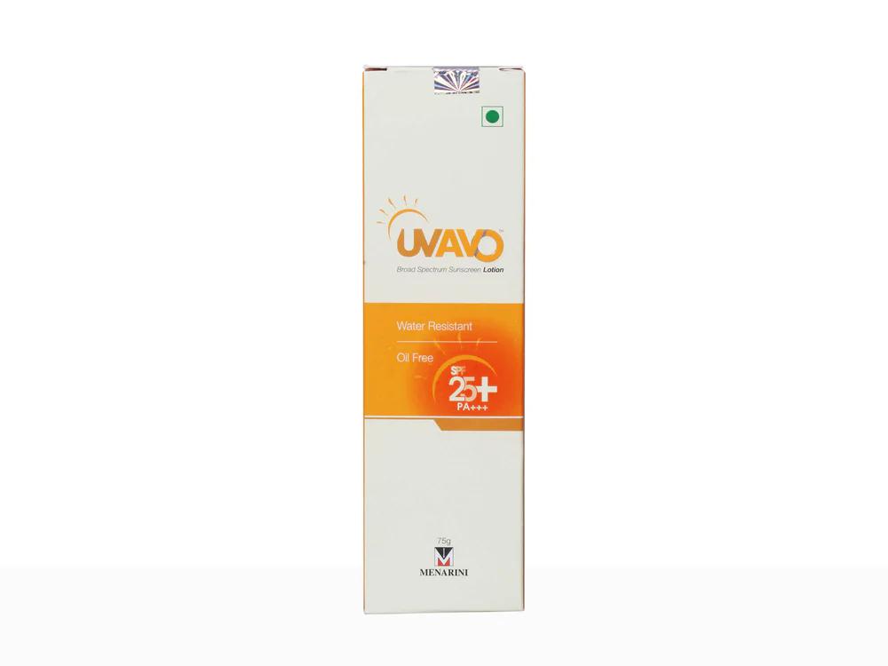 UVAVO Broad Spectrum Sunscreen Lotion SPF 25+ PA+++ - 75gm