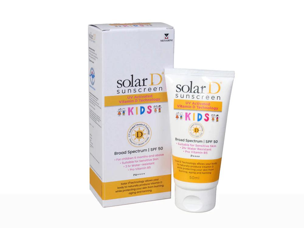 Solar D Kids Sunscreen SPF 50/PA++++ - 50ml