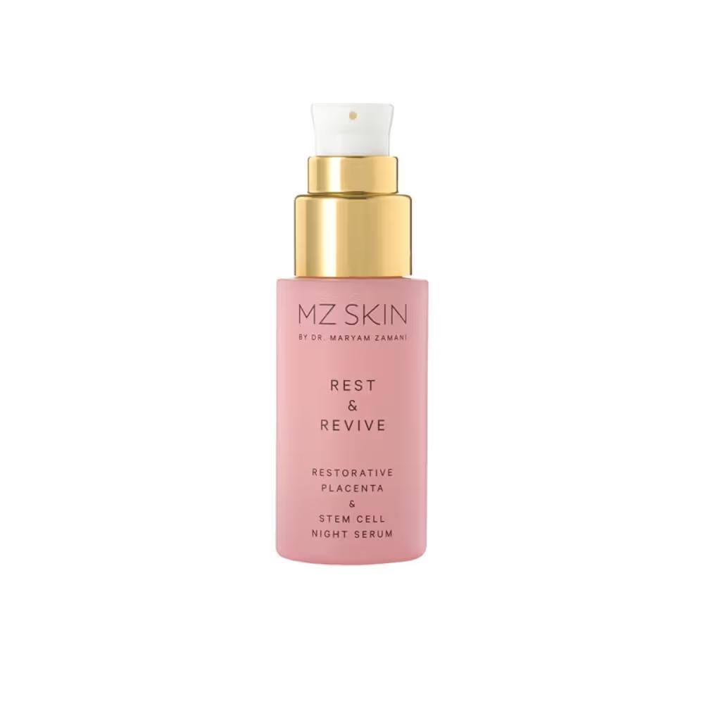 MZ SKIN Rest & Revive Restorative Placenta & Stem Cell Night Serum - 30ml