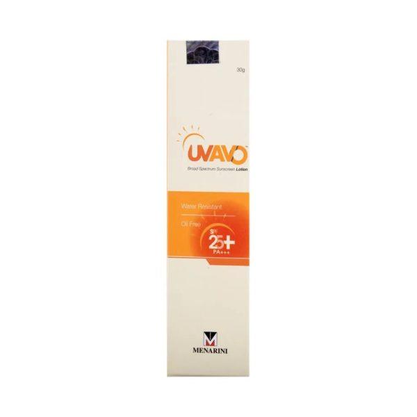 UVAVO Broad Spectrum Sunscreen Lotion SPF 25+ PA+++ – 30 gm