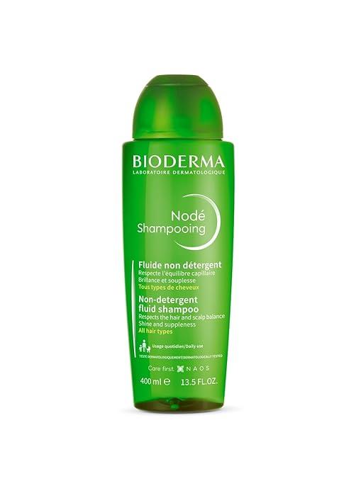 Bioderma Node Shampoo - Cleanses, Respects and Protects | Daily Use Gentle Clarifying Water-Based Shampoo | SLS Free - 400 ml