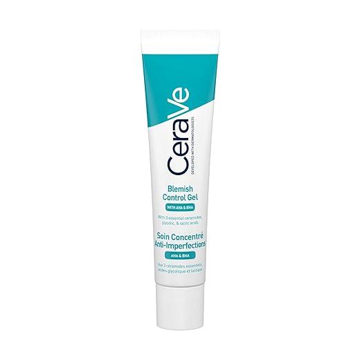 CeraVe Blemish Control Gel with 2% Salicylic Acid and Niacinamide, Treats Blemish-Prone Skin By Reducing Acne and Blackheads -40 ml
