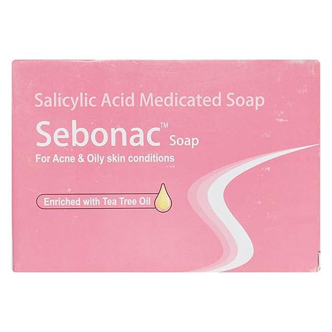 Sebonac 2% Soap – 75 gm With 2% Salicylic Acid | Dermatologist-Recommended Acne Treatment | Tricos Dermatologics Pvt. Ltd.