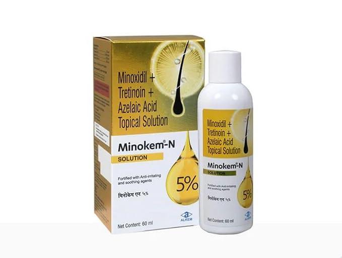 Minokem-N 5% Solution – Advanced Triple-Action Hair Regrowth Formula - 60 ml