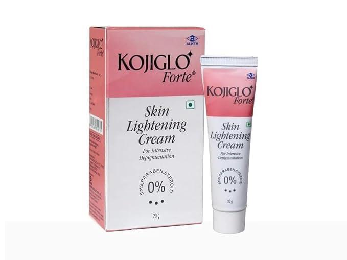 Kojiglo Forte Skin Lightening Cream – 20 gm. For Intensive Depigmentation & Skin Brightening