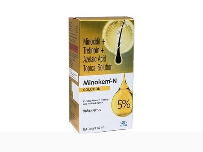 Minokem-N 2% Solution – 60 ml | Triple-Action Formula for Targeted Hair Regrowth