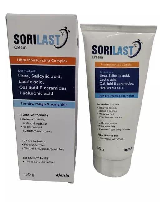 SORILAST Ultra Moisturising Complex Cream – 150 gm . For Dry, Rough, and Scaly Skin