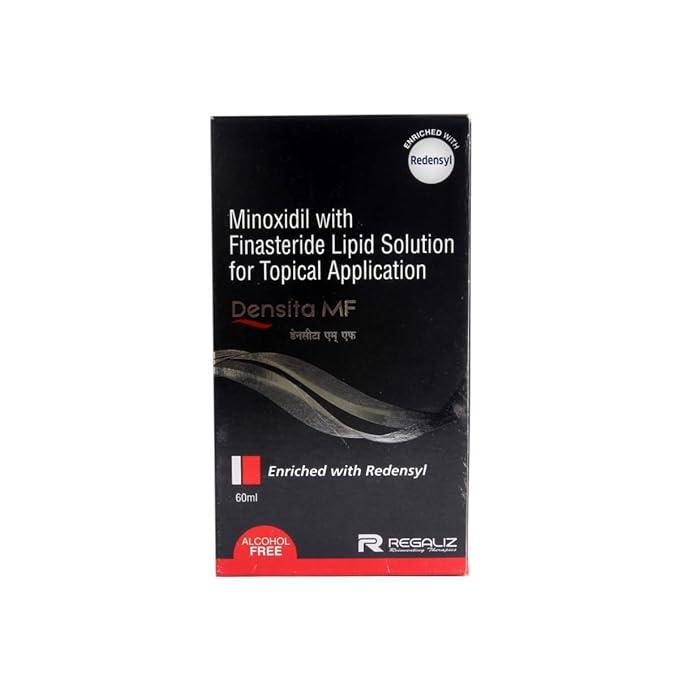 Densita MF Topical Solution – Minoxidil 5% + Finasteride 0.1% | Alcohol-Free Hair Regrowth Treatment for Men – 60 ml