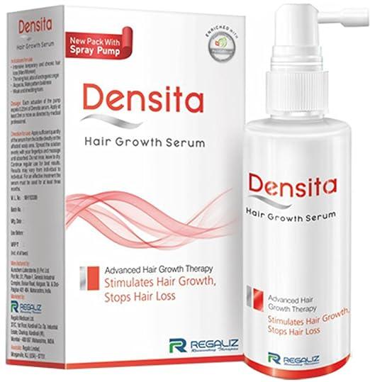 Regaliz Densita Hair Growth Serum – Stimulates Hair Growth & Reduces Hair Loss | Paraben & Sulphate-Free – 60 ml
