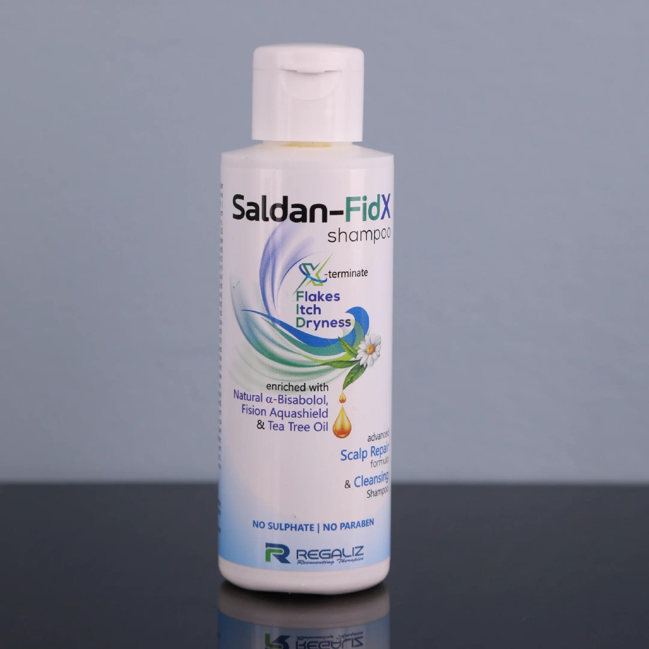 Saldan Fidx Shampoo – 100 ml Advanced Anti-Dandruff Care for Healthy, Shiny Hair