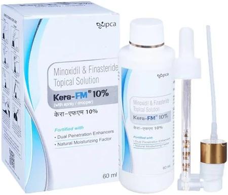 Kera-FM 10% Solution – 60 ml | Advanced Dual-Action Formula for Hair Regrowth in Men