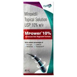 Mpower 10% Topical Solution – 60 ml | Clinically Proven Treatment for Hair Regrowth and Hair Loss Control