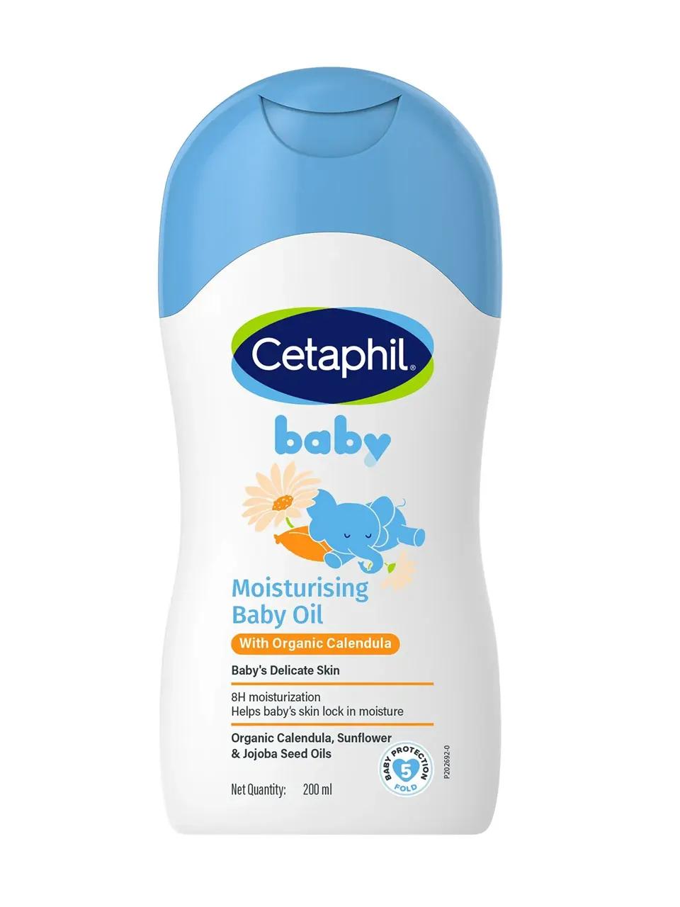 Cetaphil Baby Moisturising Oil with Organic Calendula - 200 ml