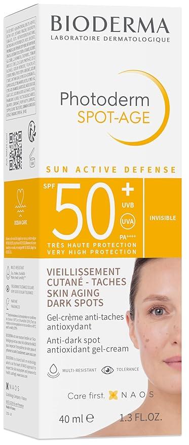Bioderma Photoderm Spot-Age SPF 50+ | 40 ml | Anti-Ageing Sunscreen for Dark Spots, Wrinkles & Photo-Damage