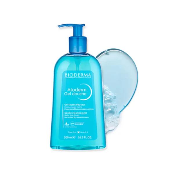 Bioderma Atoderm Gel Douche – 500 ml | Gentle Cleansing Gel for Normal to Dry & Sensitive Skin