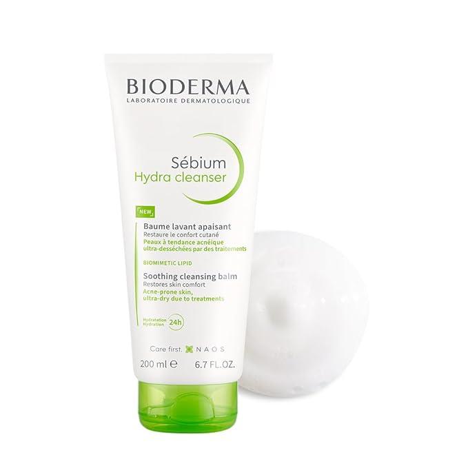 Bioderma Sébium Hydra Cleanser – 200 ml | Gentle Hydrating Cleanser for Acne-Prone & Sensitive Skin