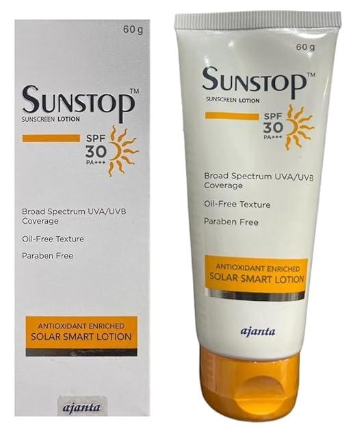 Sunstop Sunscreen Lotion SPF 30 PA+++ – 60 gm