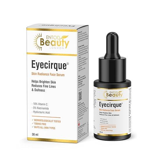 Eyecirque 10% Vitamin C Face Serum with 5% Niacinamide – 30 ml | For Brighter, Even-Toned & Radiant Skin – Suitable for All Skin Types