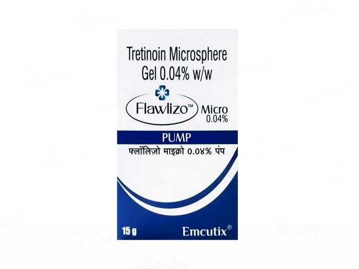 Flawlizo Micro 0.04% Pump Gel – Clear, Renew & Revitalize Skin – 15 gm