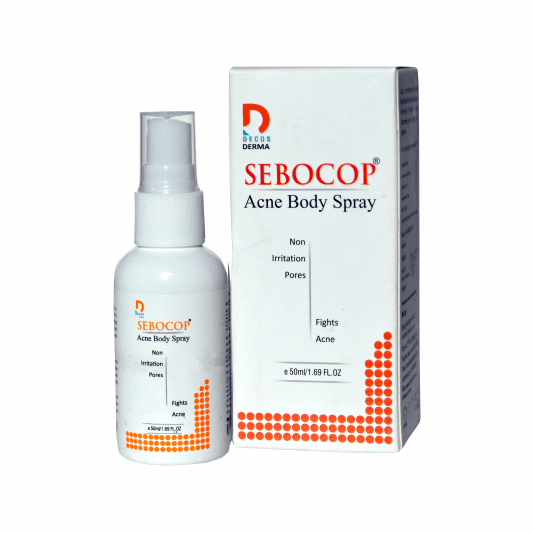 Sebocop Acne Body Spray – Targeted Treatment for Back & Body Acne – 50 ml