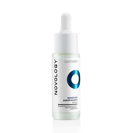 Novology Moisture Barrier Booster Serum – 28 ml | 48-Hour Intense Hydration | Strengthens Skin Barrier | Non-Sticky | Dermatologist Co-Created