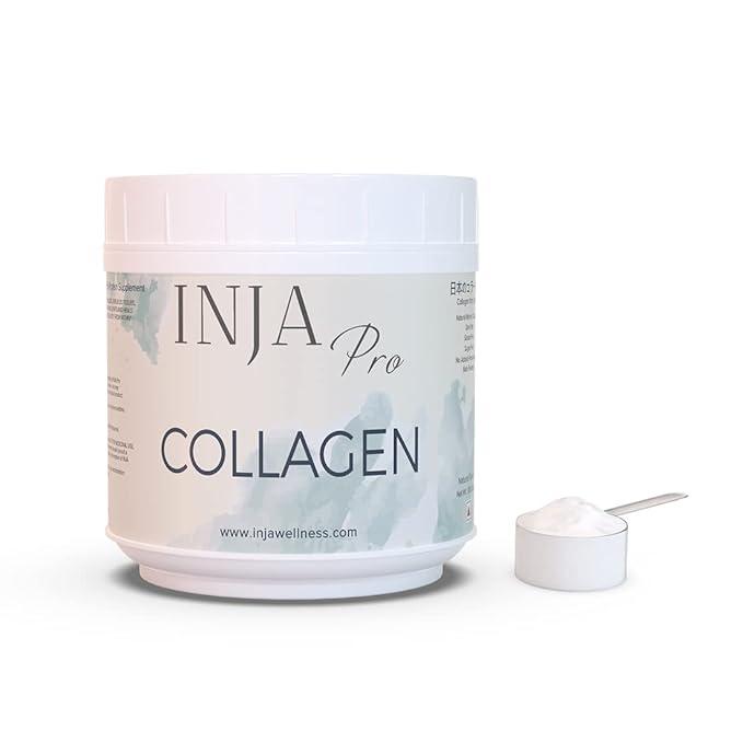 INJA Wellness Pro Marine Collagen Powder | Unflavoured – 300 gm (30 Servings)