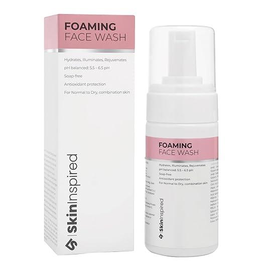 SkinInspired Foaming Daily Use Face Wash - 100ml | For Normal, Dry & Combination Skin | Unisex