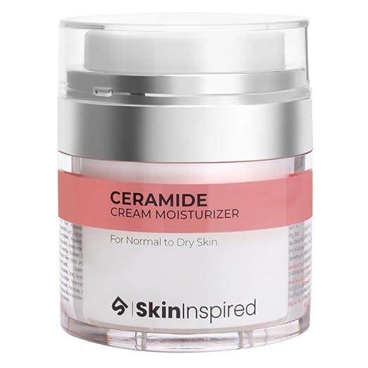 SkinInspired Ceramide Moisturizer Cream - 50 gm | Daily Hydrating & Barrier Repair Cream for Normal to Dry Skin | For Women & Men