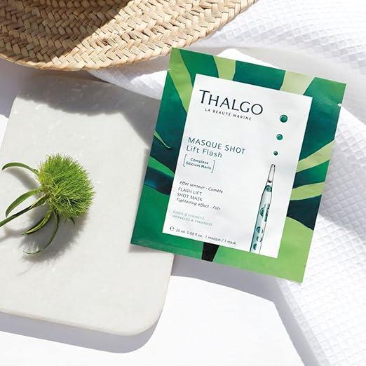 Thalgo Flash Lift Shot Mask – Rejuvenating Anti-Aging Sheet Mask with Marine Silicium Complex – 20ml