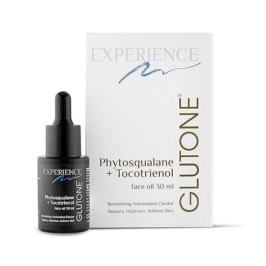 Glutone Phytosqualane Face Oil with Vitamin E, Tocotrienol & Colourless Carotenoids | 30ml