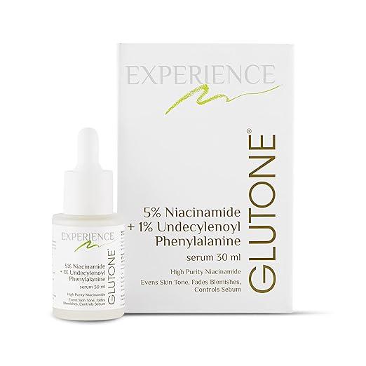 Glutone 5% Niacinamide Serum with 1% Undecylenoyl Phenylalanine | 30ml