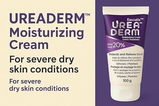 UreaDerm Moisturizing Cream with 20% Urea – 100g